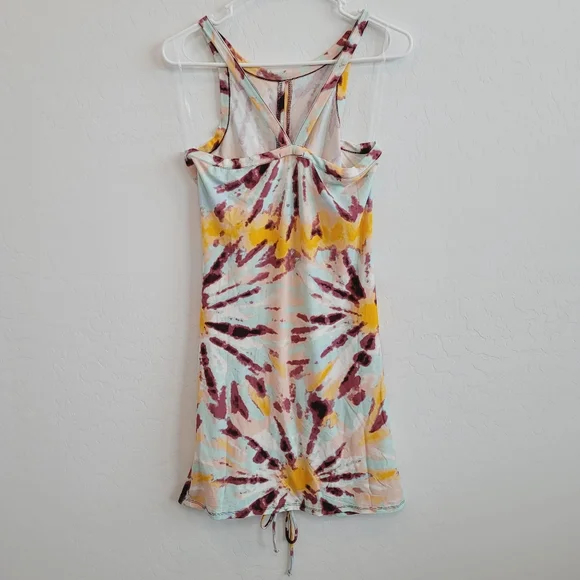 NWOT Derek Heart Tie Dye Sleeveless Mini Dress Women's Size Large - Picture 7 of 12